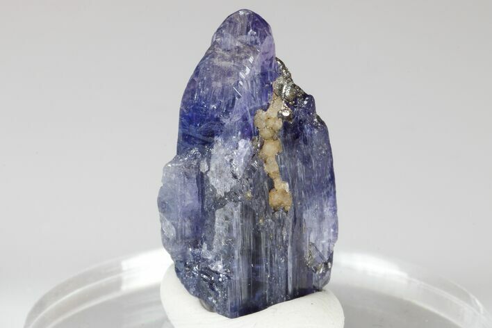 Brilliant Blue-Violet Tanzanite Crystal - Merelani Hills, Tanzania #182347